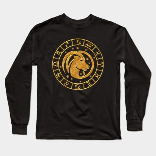 Capricorn Dec. 22 -  Jan. - 19 Long Sleeve T-Shirt